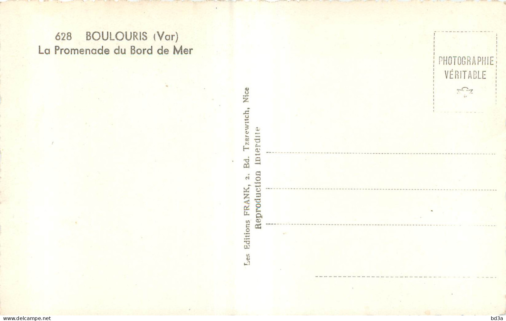 83 - BOULOURIS - PROMENADE DU BORD DE MER - Boulouris