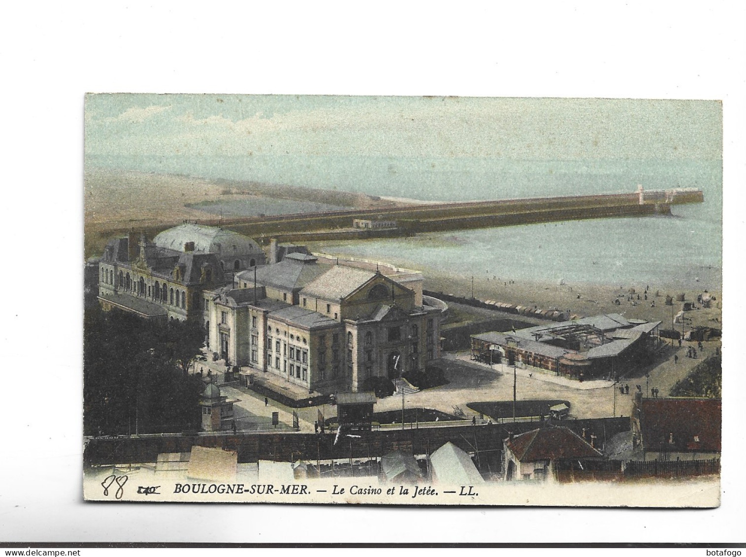 CPA DPT 62 BOULOGNE SUR MER , LE CASINO ETLA JETEE - Boulogne Sur Mer