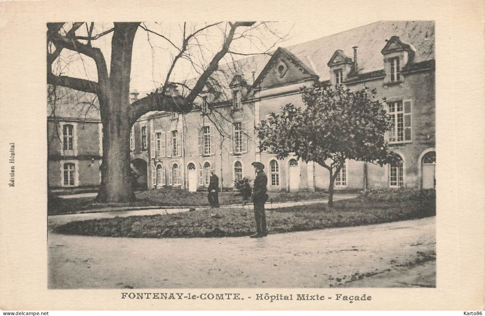 Fontenay Le Comte * Hôpital Mixte , Façade - Fontenay Le Comte