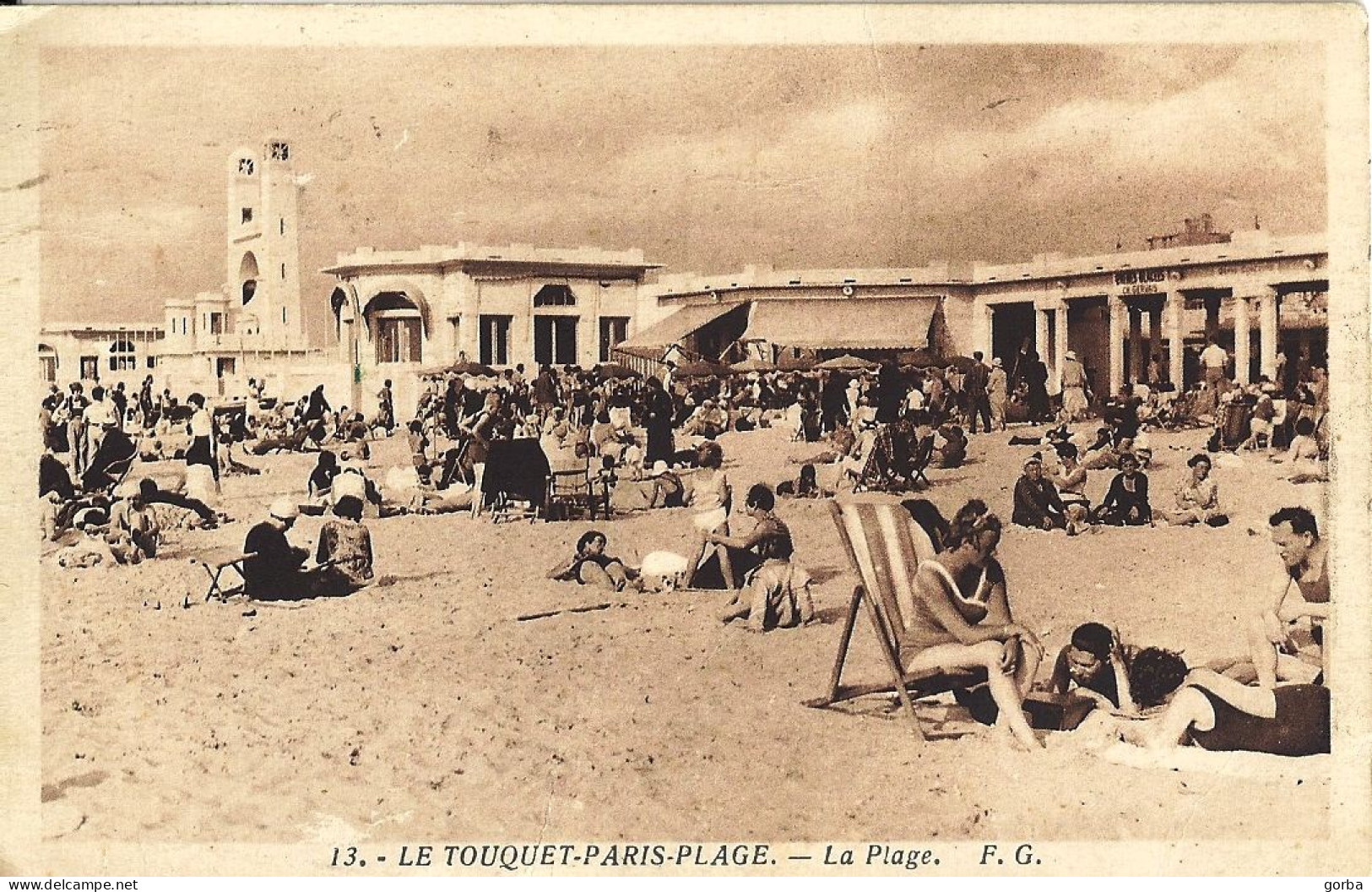 *CPA  - 62 - LE TOUQUET PARIS-PLAGE - La Plage - Le Touquet