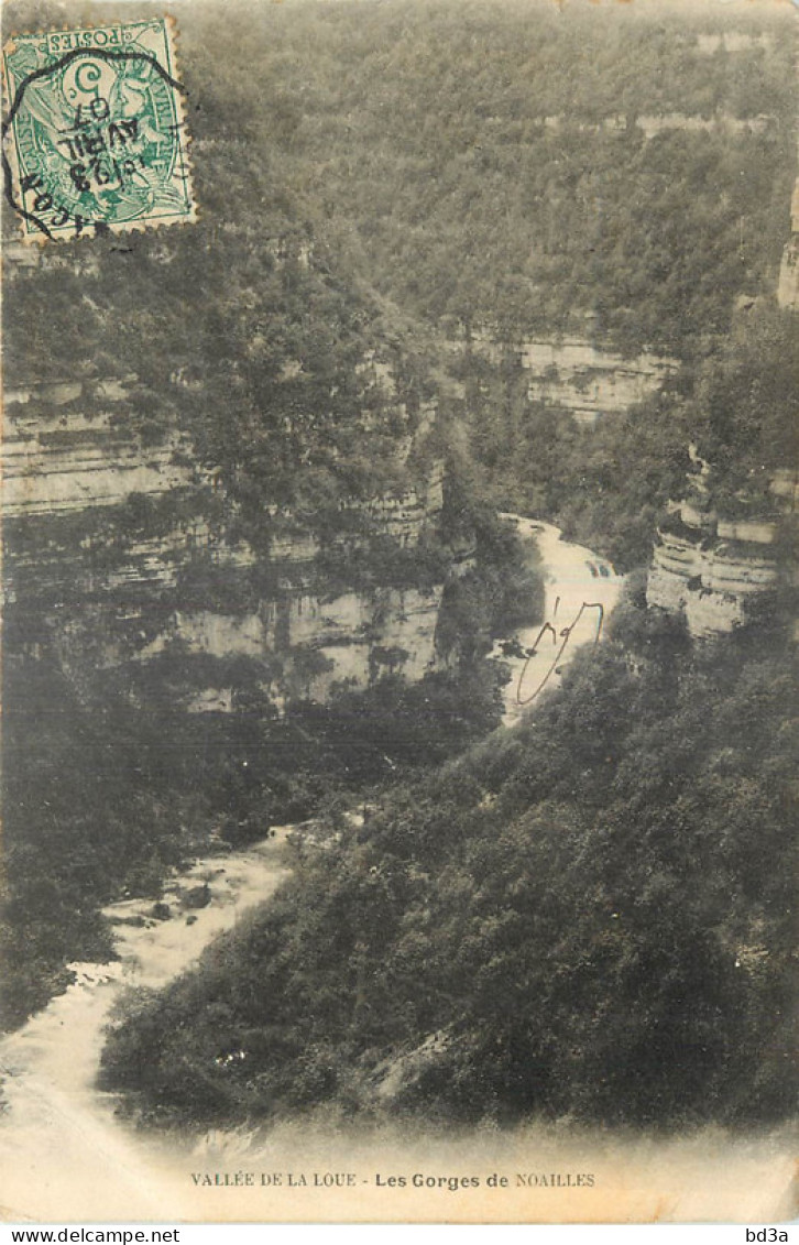 25 - VALLEE DE LA LOUE - LES GORGES DE NOAILLES - Sonstige & Ohne Zuordnung