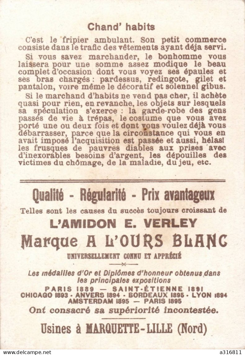 Chromo Amidon E.verley A L Ours Blanc - Autres & Non Classés