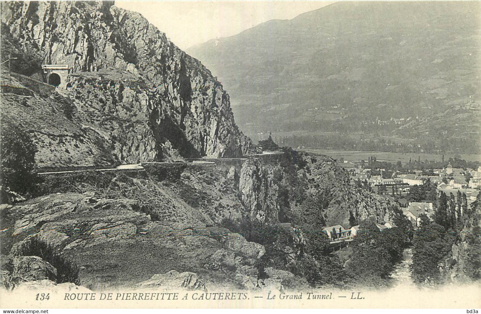 65 - ROUTE DE PIERREFITTE A CAUTERETS - LE GRAND TUNNEL - Other & Unclassified