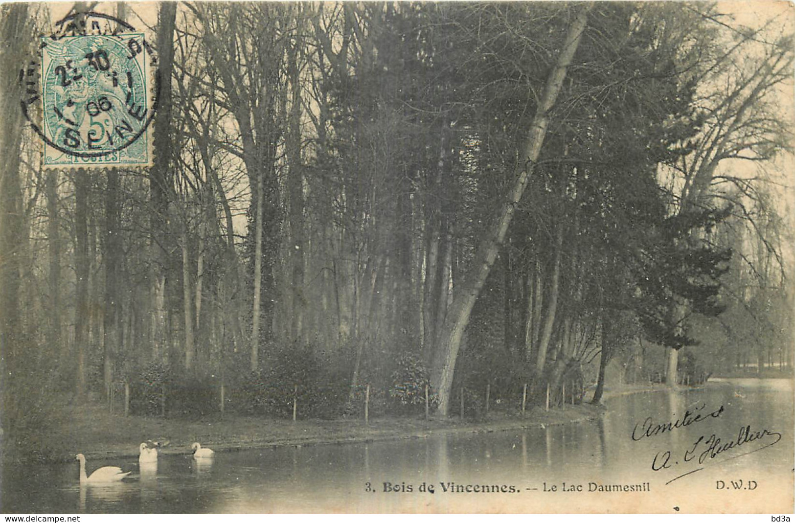  75 - BOIS DE VINCENNES - LE LAC DAUMESNIL - Sonstige & Ohne Zuordnung