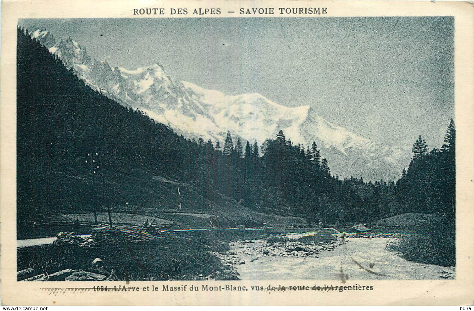 74 - LE MASSIF DU  MONT BLANC VU DE L'ARGENTIERES - Chamonix-Mont-Blanc