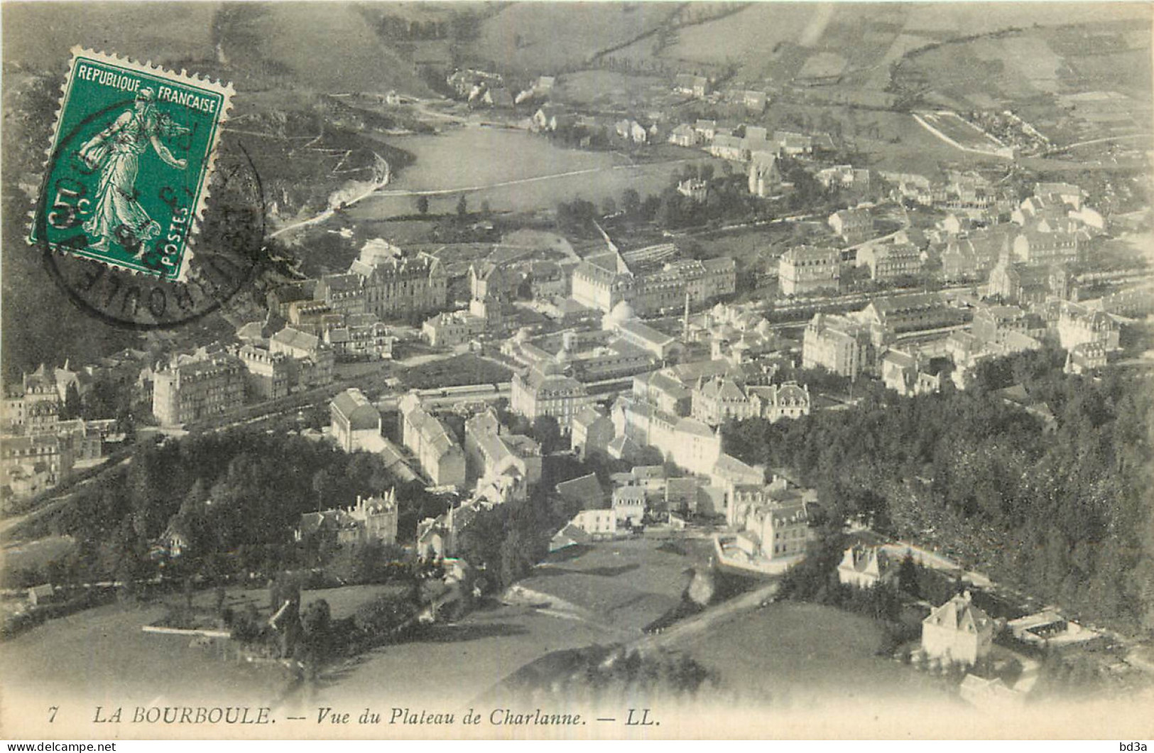 63 - LA BOURBOULE - VUE DU PLATEAU DE CHARLANNE - La Bourboule