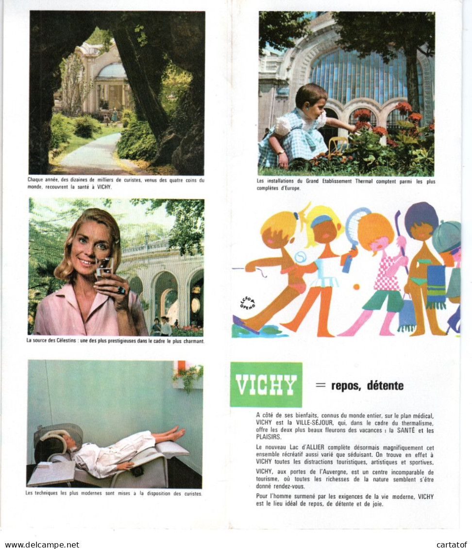 VICHY . Santé . VICHY Sport .  - Dépliants Touristiques