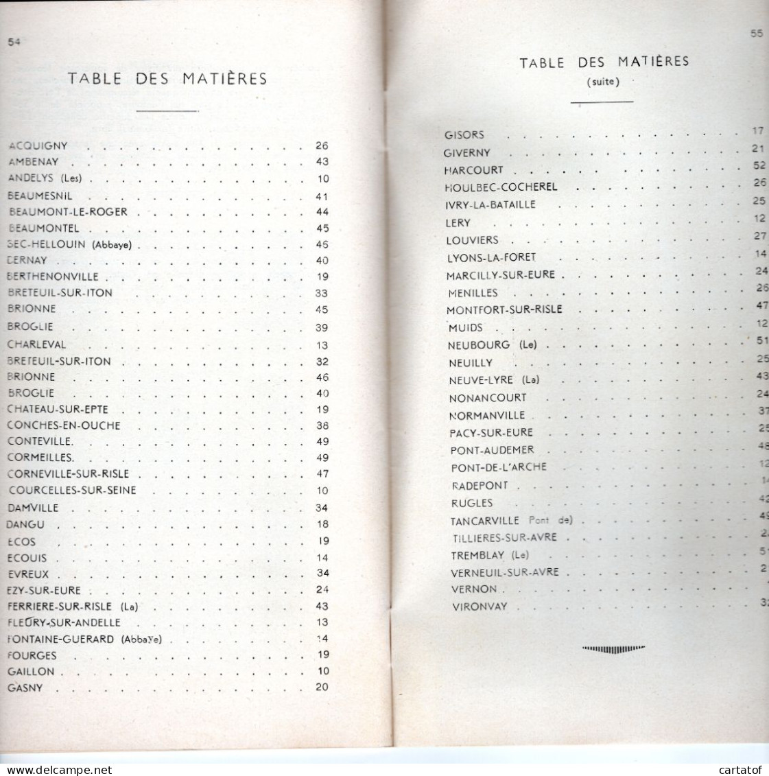 L'EURE TOURISTIQUE .  NORMANDIE .VERNON LES ANDELYS . LERY . MUIDS . CHARLEVAL . FLEURY . REDEPONT ;;; - Toeristische Brochures