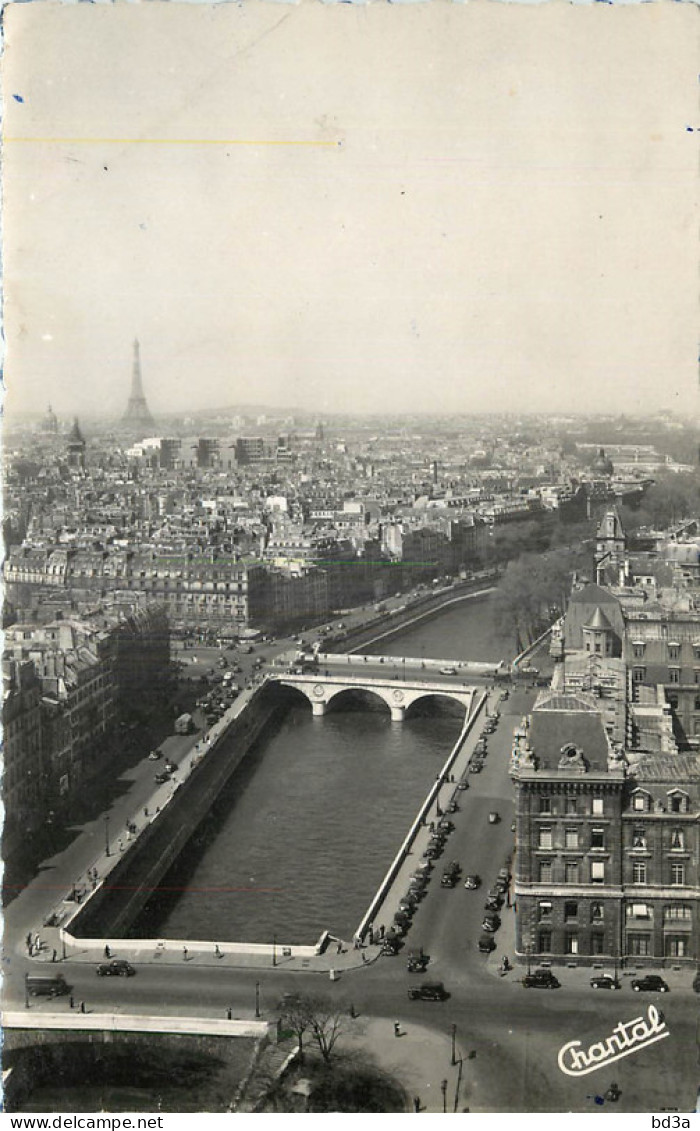 75 - PARIS - PANORAMA VU DE NOTRE DAME - Notre-Dame De Paris