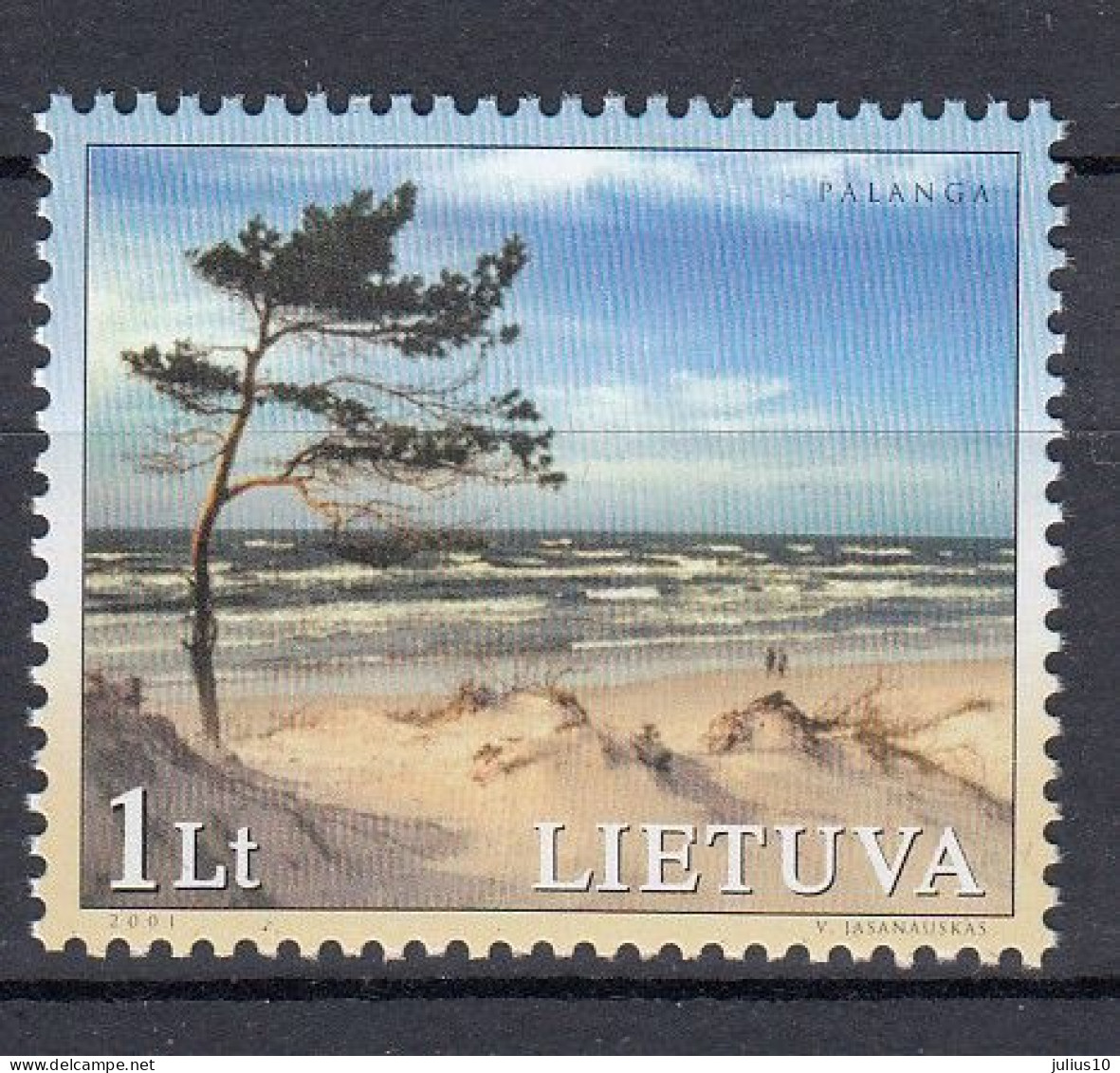 LITHUANIA 2001 Sea Nature MNH(**) Mi 766 #Lt1053 - Lituanie