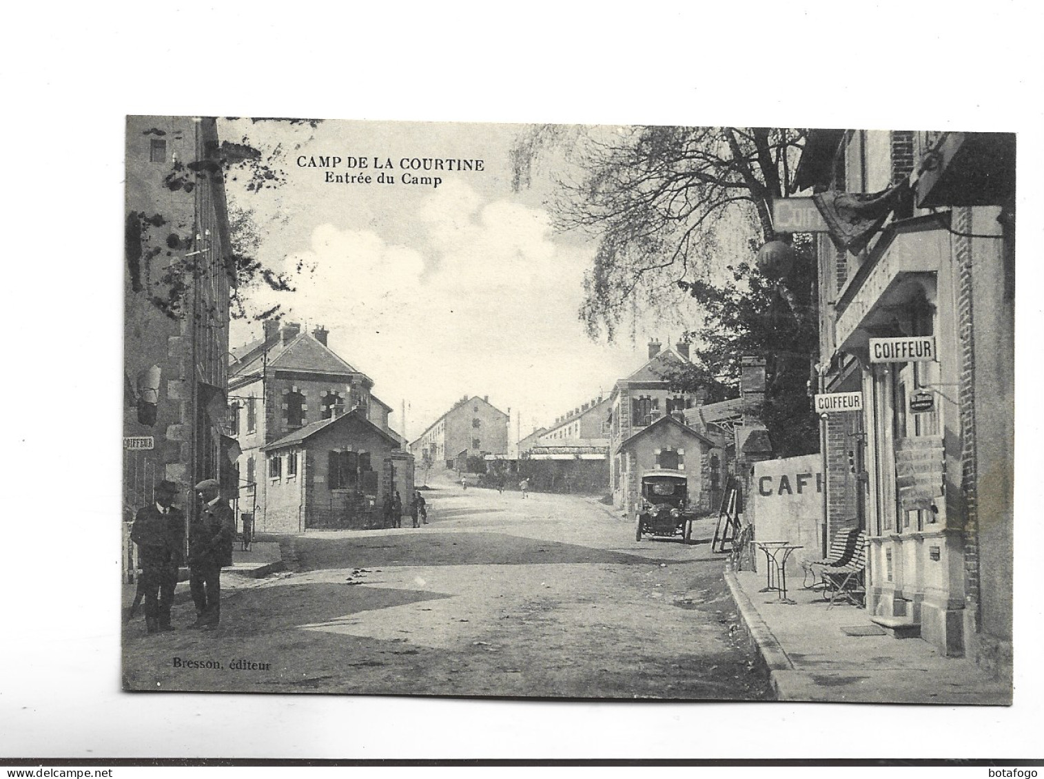 CPA DPT 23 CAMP DE LA COURTINE , ENTREE En 1915! - La Courtine