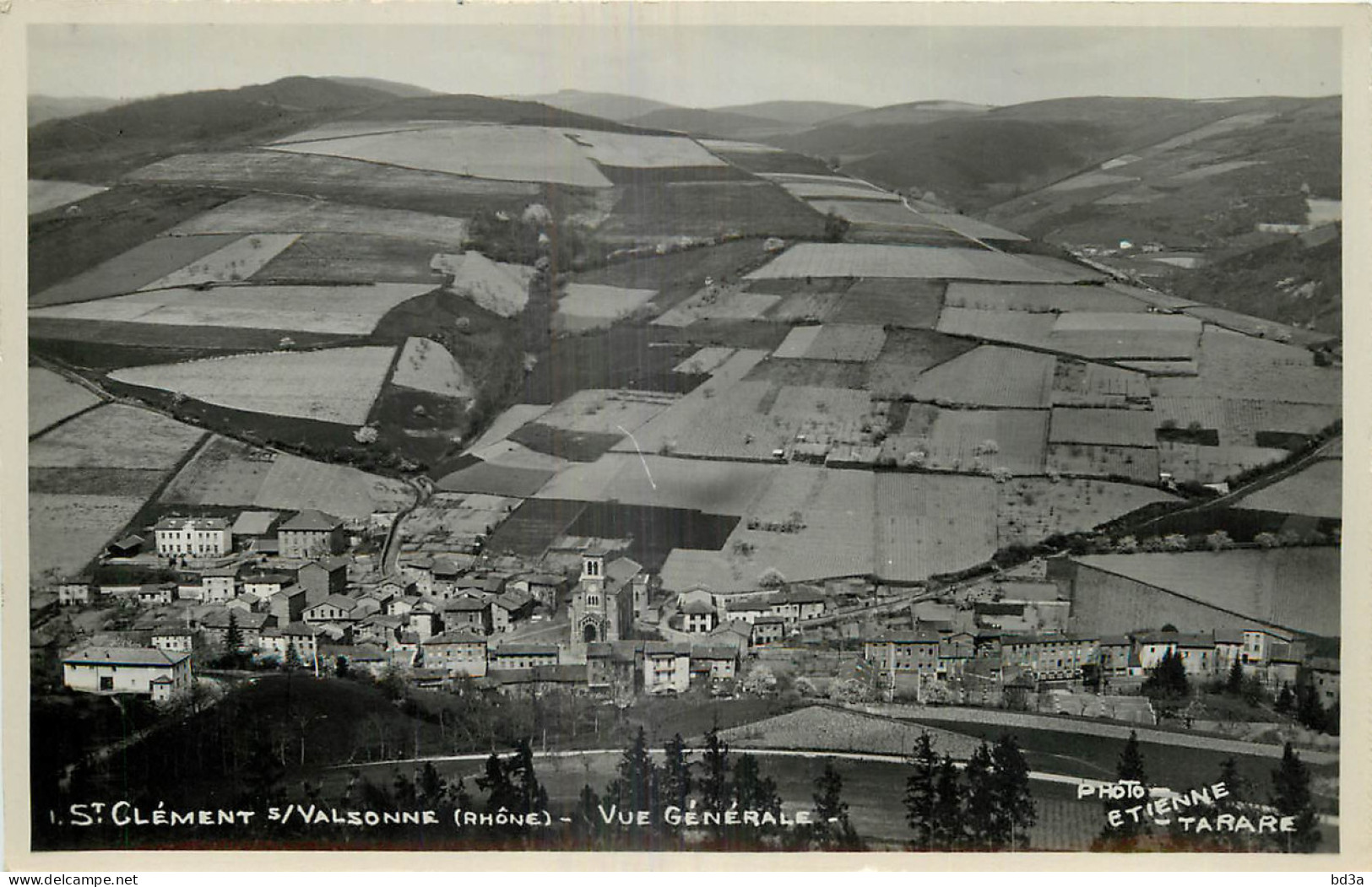 69 - SAINT CLEMENT SUR VALSONNE - VUE GENERALE - Sonstige & Ohne Zuordnung