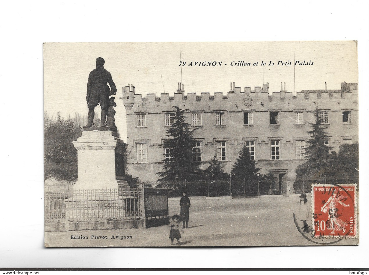CPA DPT 84 AVIGNON, CRILLON ET LE PETIT PALAIS  En 1915! - Avignon