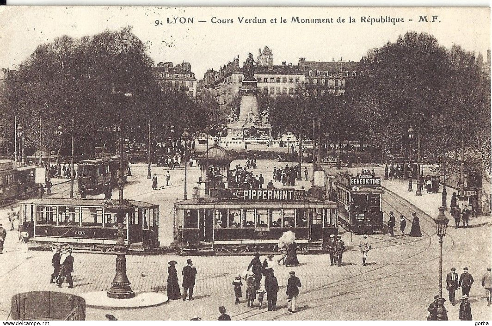 *CPA - 69 - LYON - 2ème - Cours Du Midi Et Place Carnot - Lyon 2