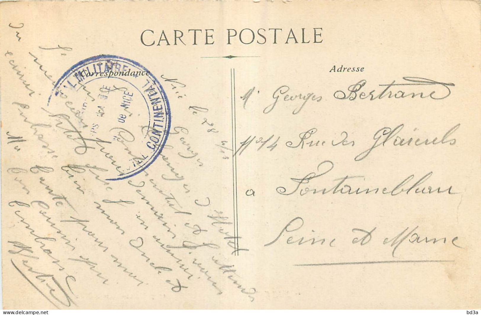 06 - NICE - PHOTO CAUVIN - CACHET MILITAIRE - Otros & Sin Clasificación