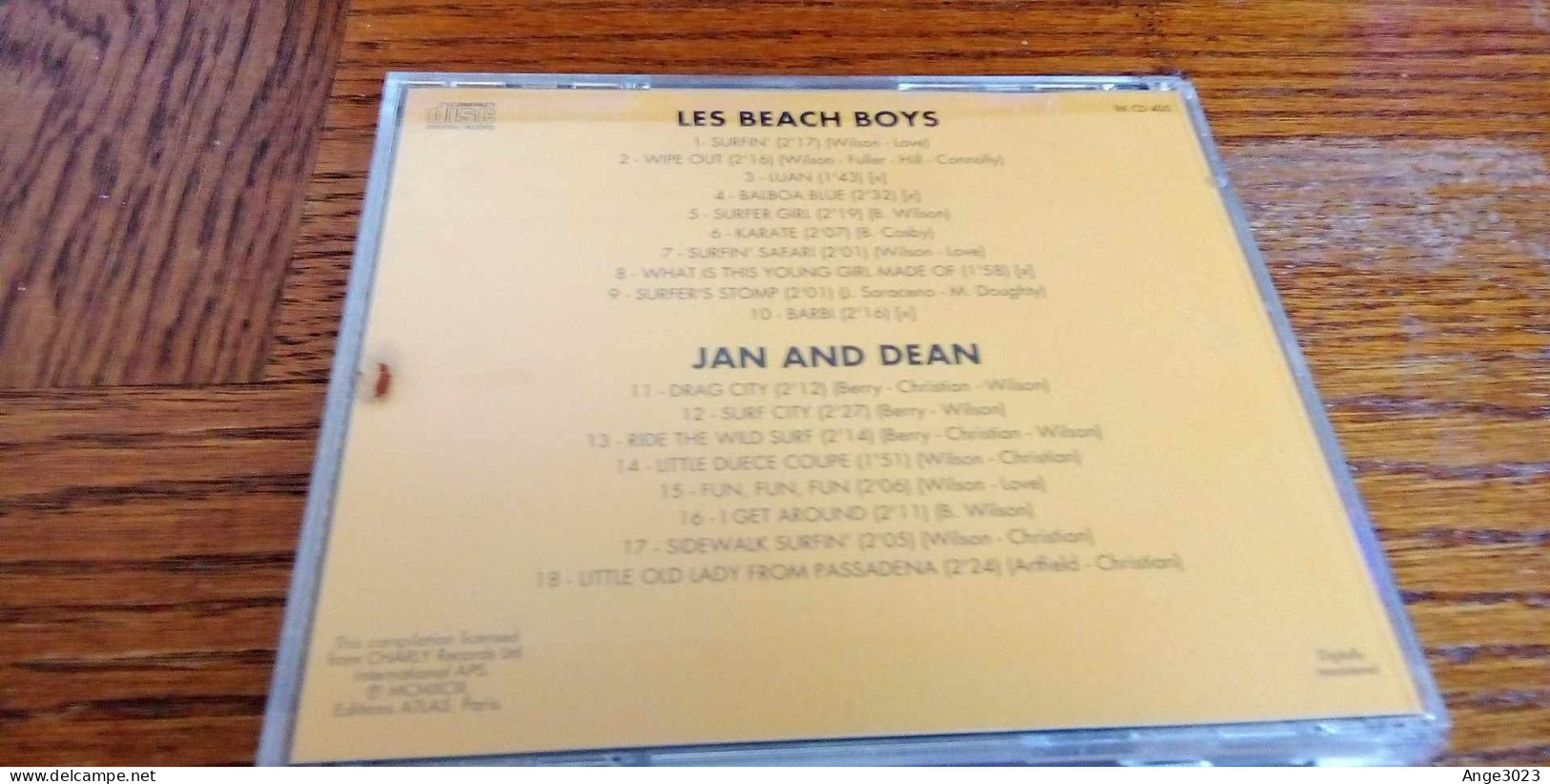 LES BEACH BOYS-JAN AND DEAN "Les Genies Du Rock" - Rock