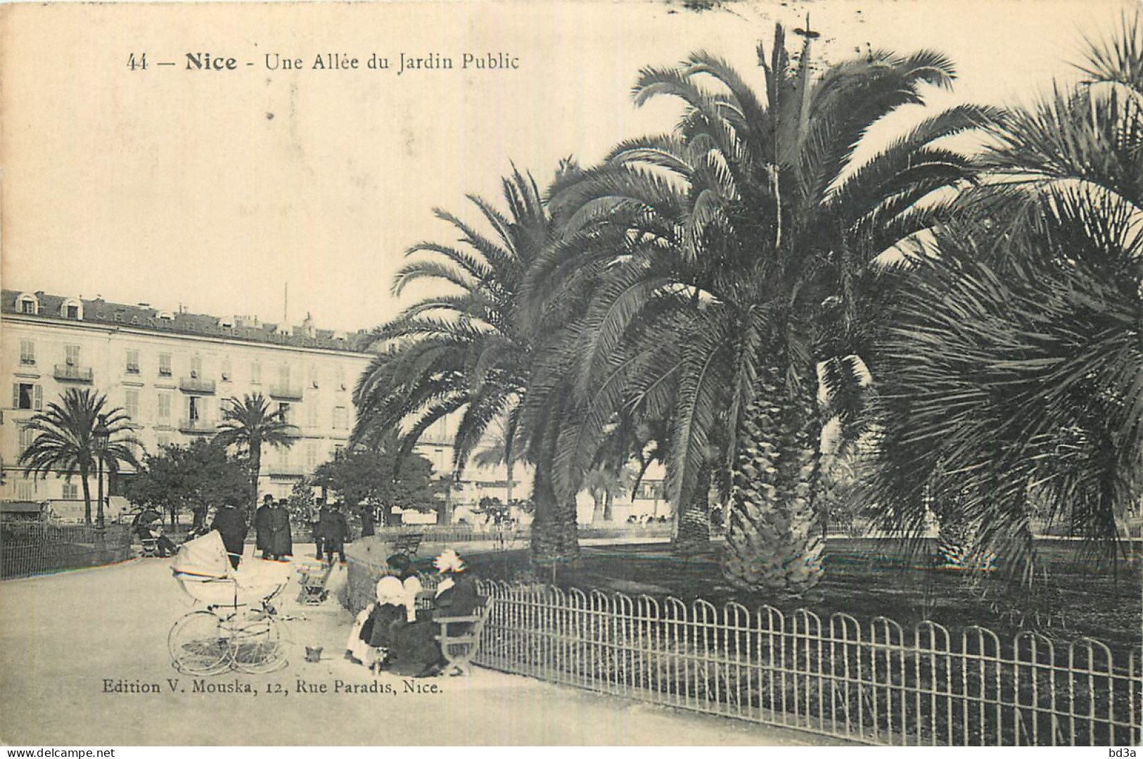 06 - NICE - UNE ALLE DU JARDIN PUBLIC - Sonstige & Ohne Zuordnung