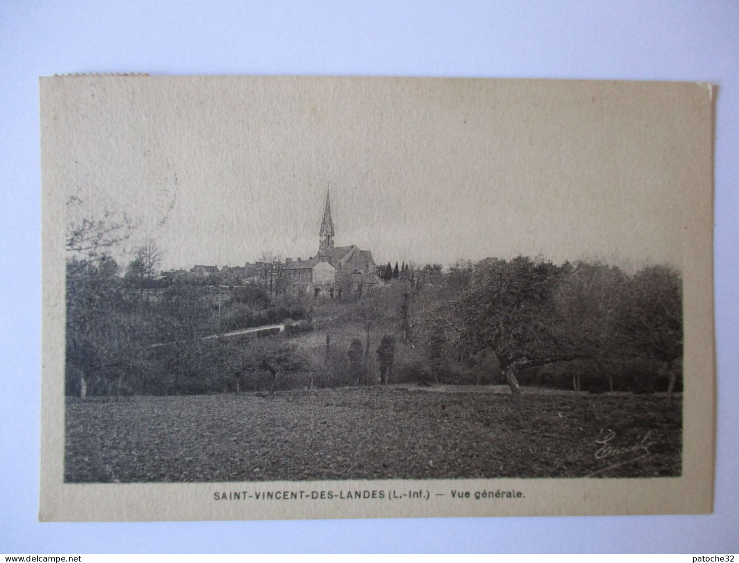 Cpa...Saint-Vincent-des-Landes...(L.-inf.)...vue Générale...1948... - Andere & Zonder Classificatie