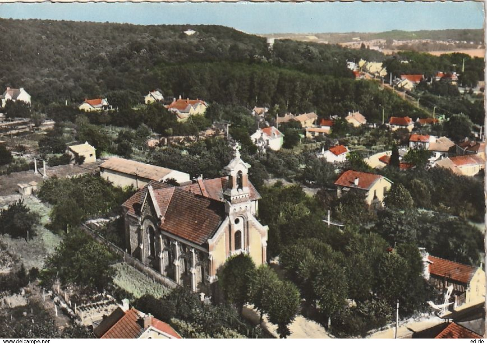 *** 78 ****  JOUARS PONTCHARTRAIN L'église  Avion Au Dessus De --- Vue Aérienne TTB Timbrée - Altri & Non Classificati