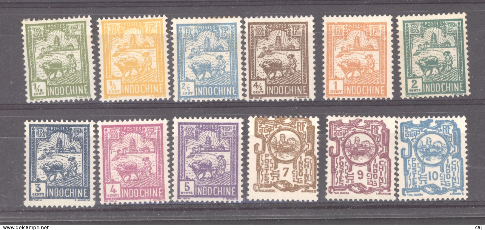 Indochine   :  Yv  123...136  *   12 Valeurs - Unused Stamps