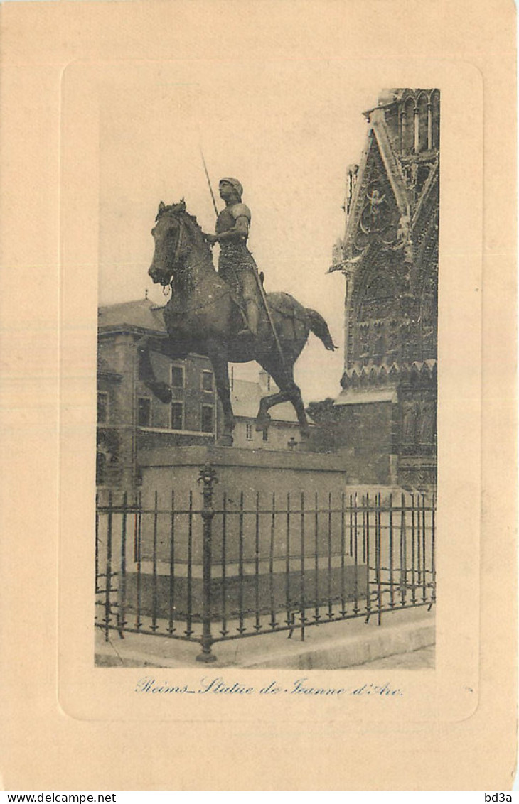 51 - REIMS - STATUE DE JEANNE D'ARC - Reims