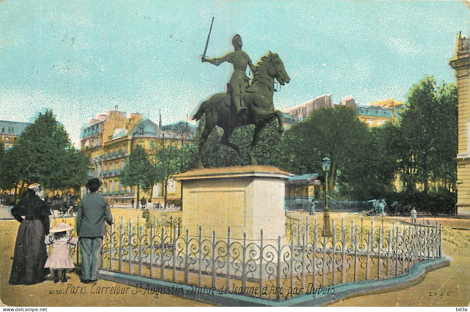 75 - PARIS - STATUE DE JEANNE D'ARC - CARREFOUR SAINT AUGUSTIN - Autres & Non Classés