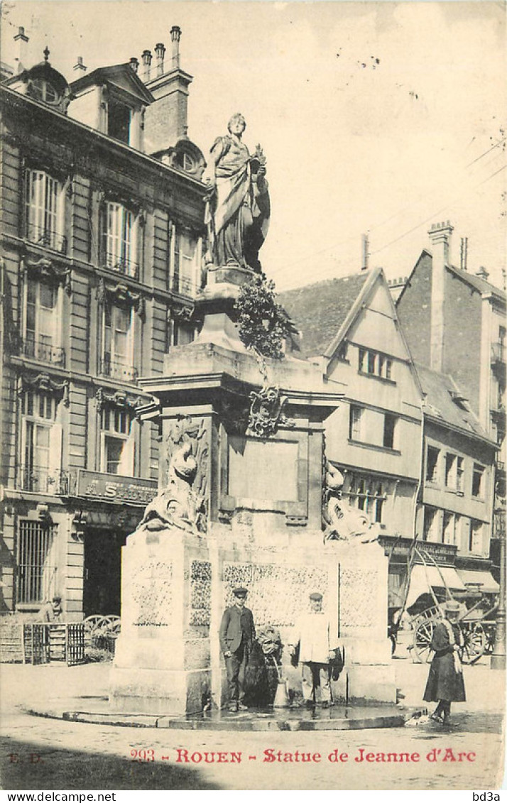 76 - ROUEN - STATUE DE JEANNE D'ARC  - Rouen