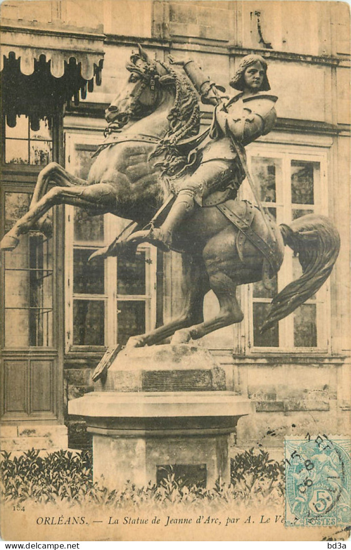 45 - ORLEANS - STATUE DE JEANNE D'ARC  - Orleans