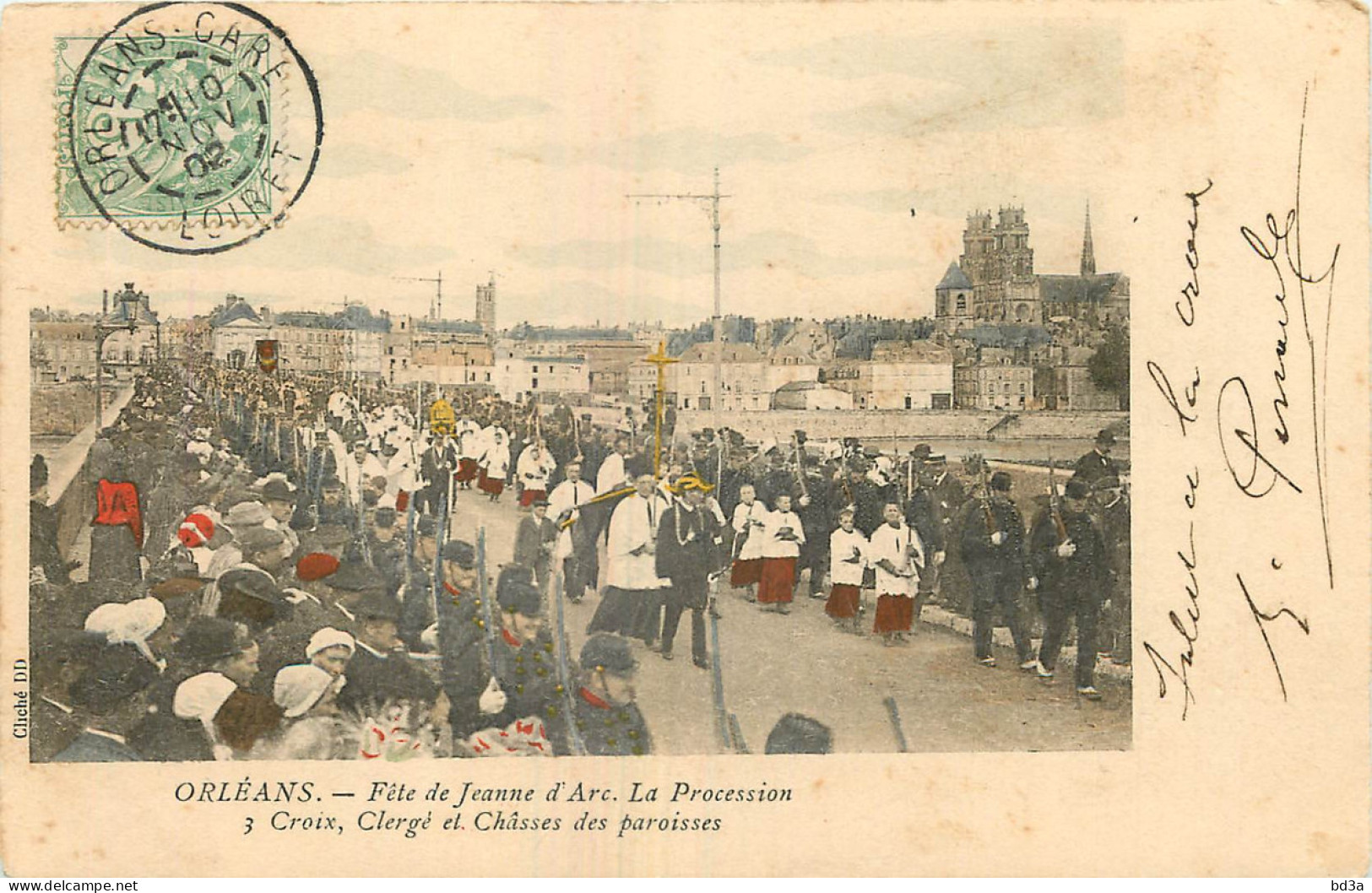 45 - ORLEANS - FETE DE JEANNE D'ARC - LA PROCESSION - 1902 - Orleans