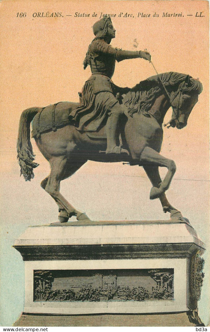 45 - ORLEANS - STATUE DE JEANNE D'ARC  - Orleans