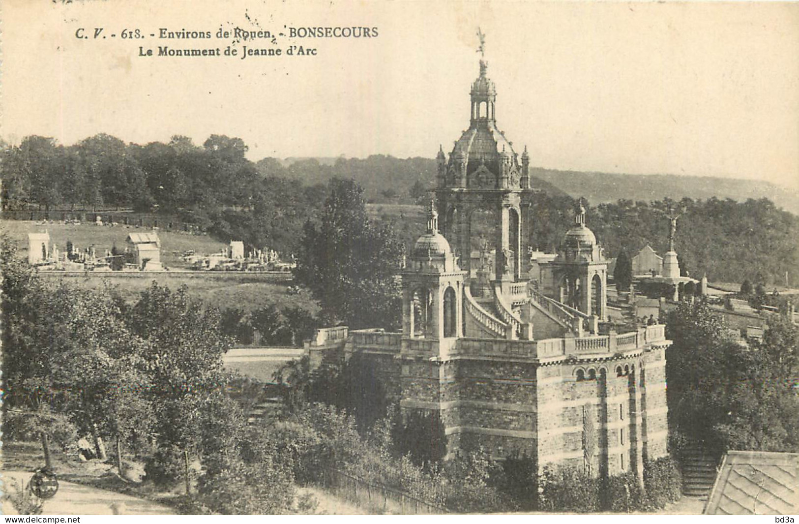 76 - ROUEN - BONSECOURS - MONUMENT JEANNE D'ARC - Rouen