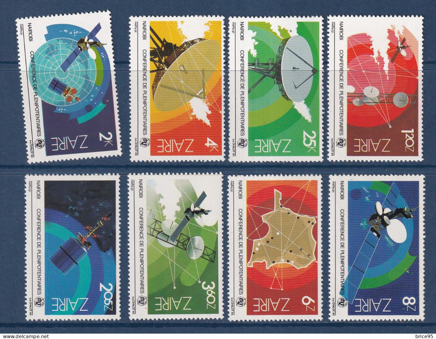 Zaïre - YT N° 1138 à 1145 ** - Neuf Sans Charnière - 1983 - Unused Stamps