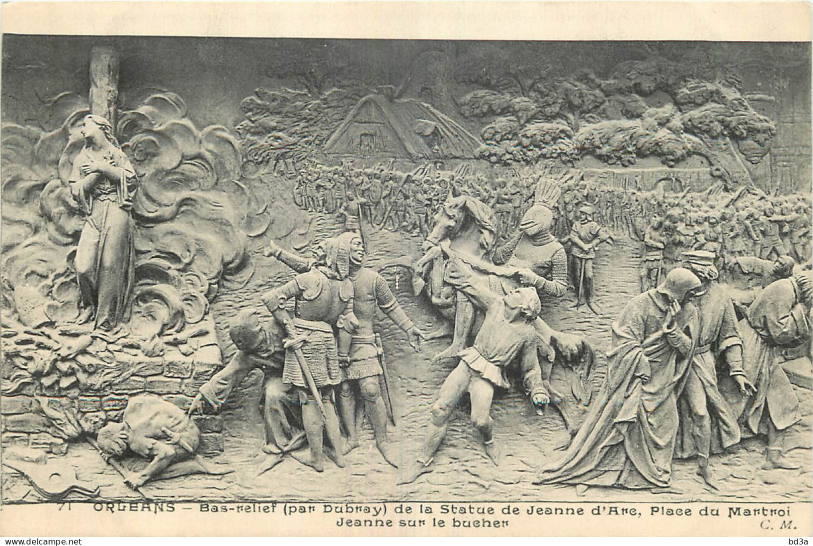 75 - ORLEANS - BAS RELIEF DE LA STATUE DE JEANNE D'ARC - Orleans