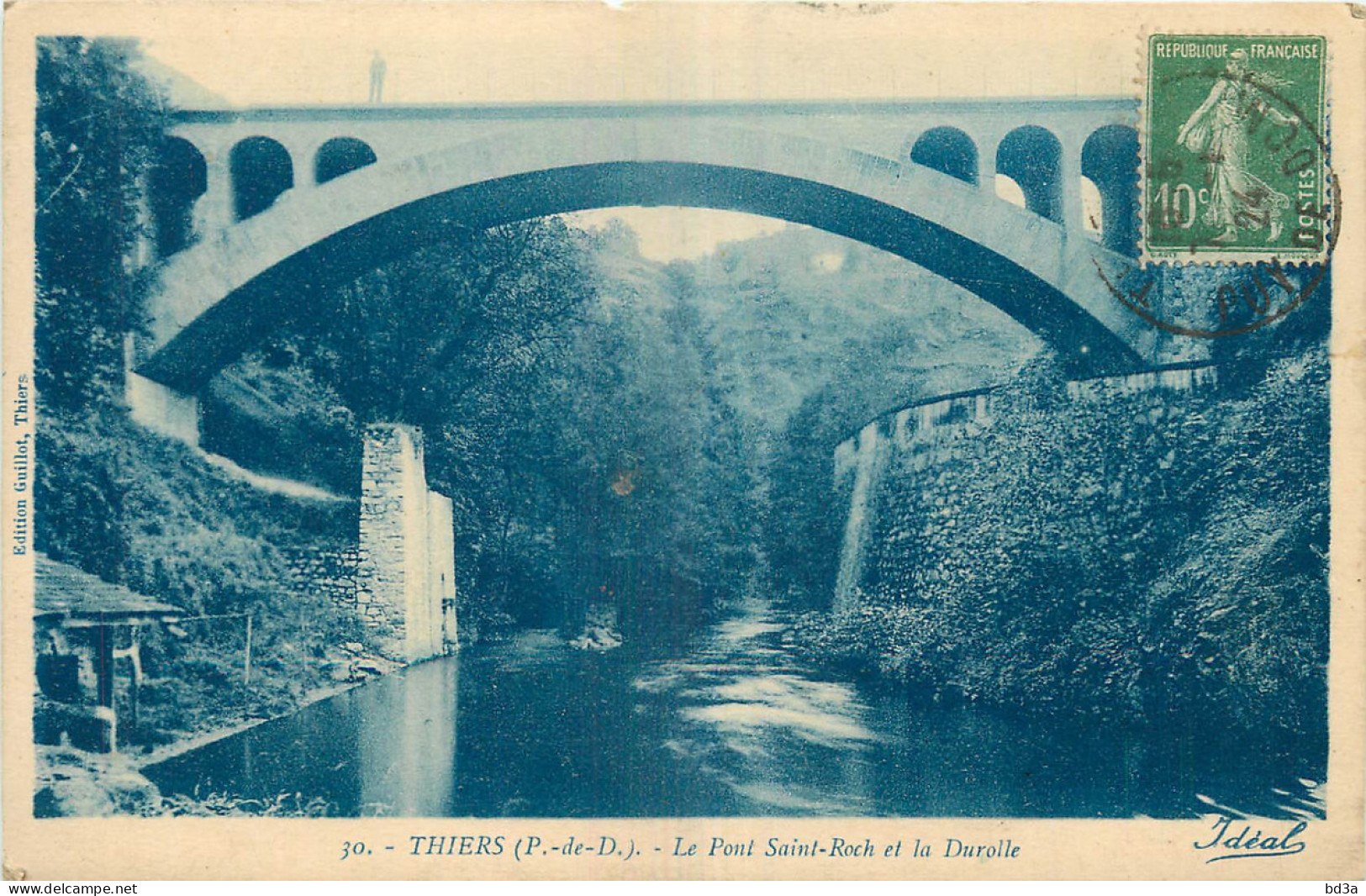 63 - THIERS - LE PONT SAINT ROCH ET LA DUROLLE - Volvic