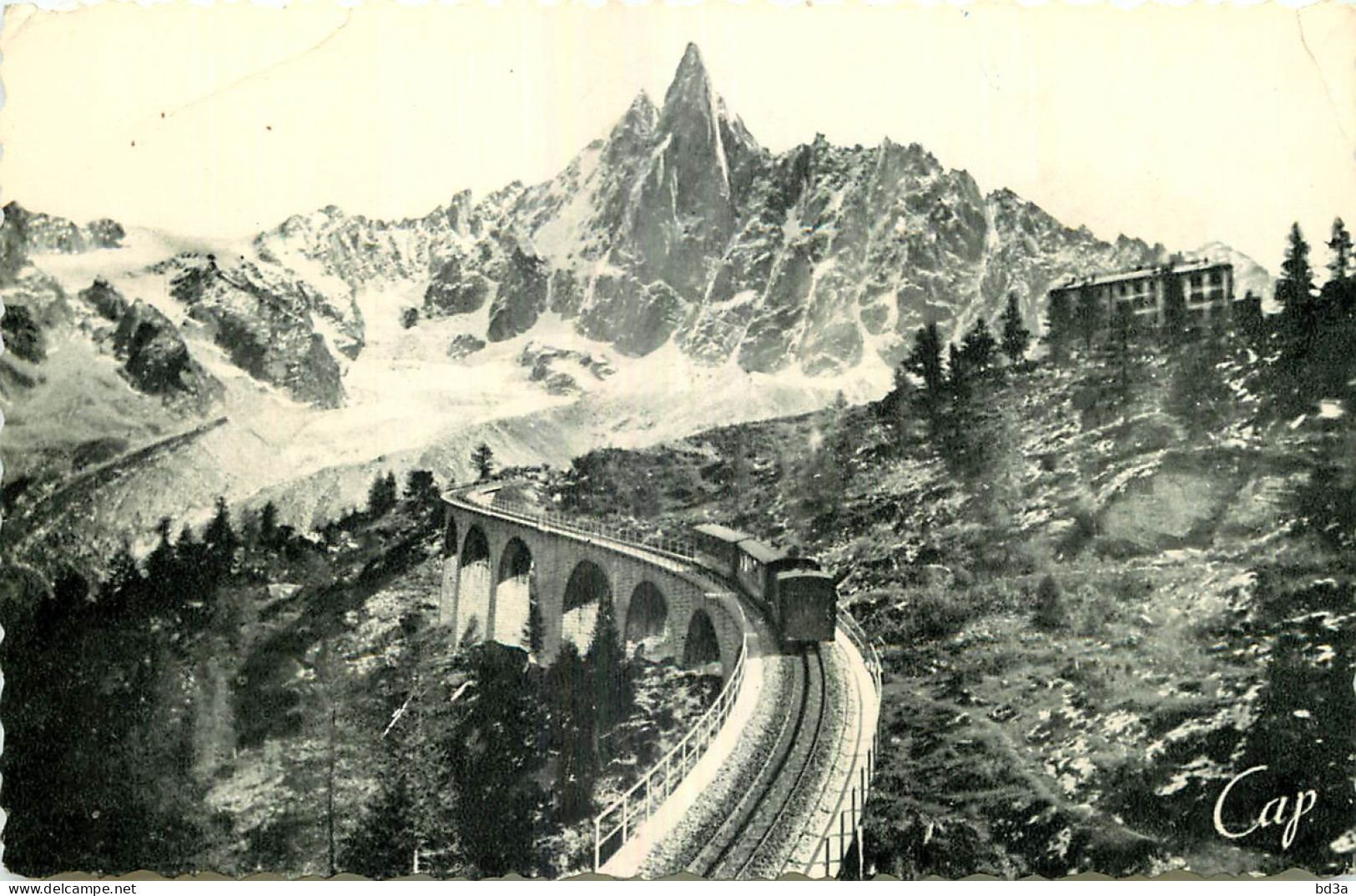 74 - CHAMONIX - MONT BLANC - HOTEL ET VIADUC DU MONTENVERS - Chamonix-Mont-Blanc