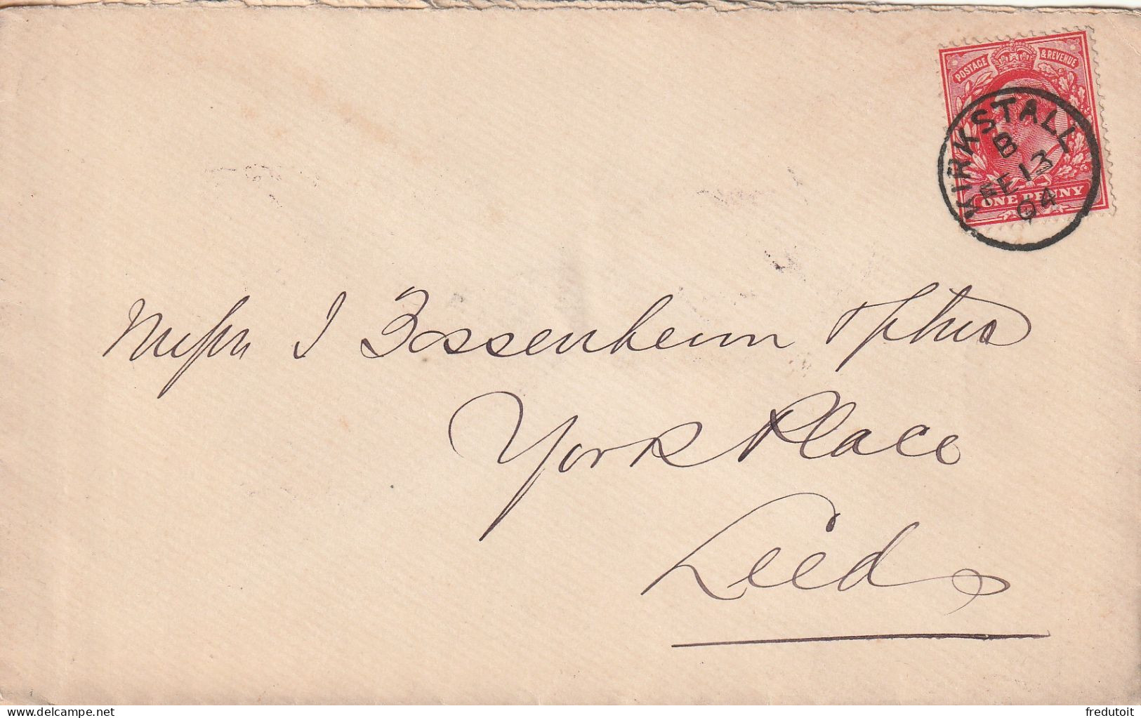 Grande Bretagne - LETTRE - Kirkstall Le 13/09/1904 Pour Leed - Cartas & Documentos