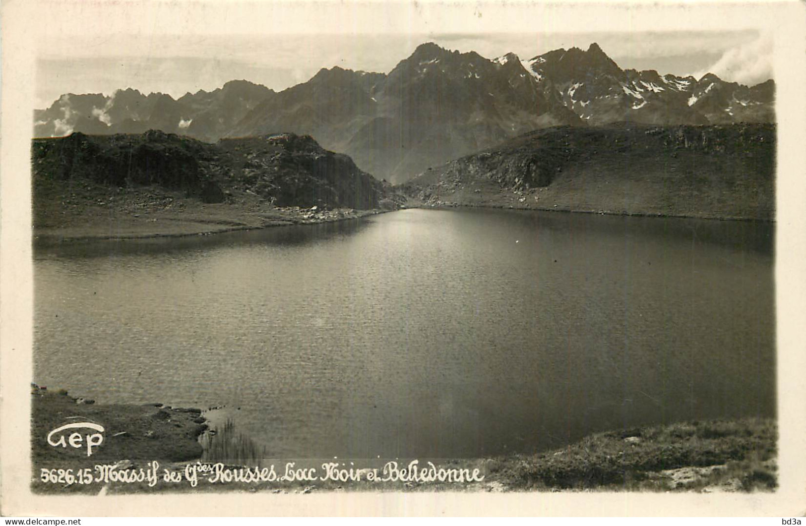 73 - MASSIF DES GRANDES ROUSSES - LAC NOIR ET BELLEDONNE - Sonstige & Ohne Zuordnung