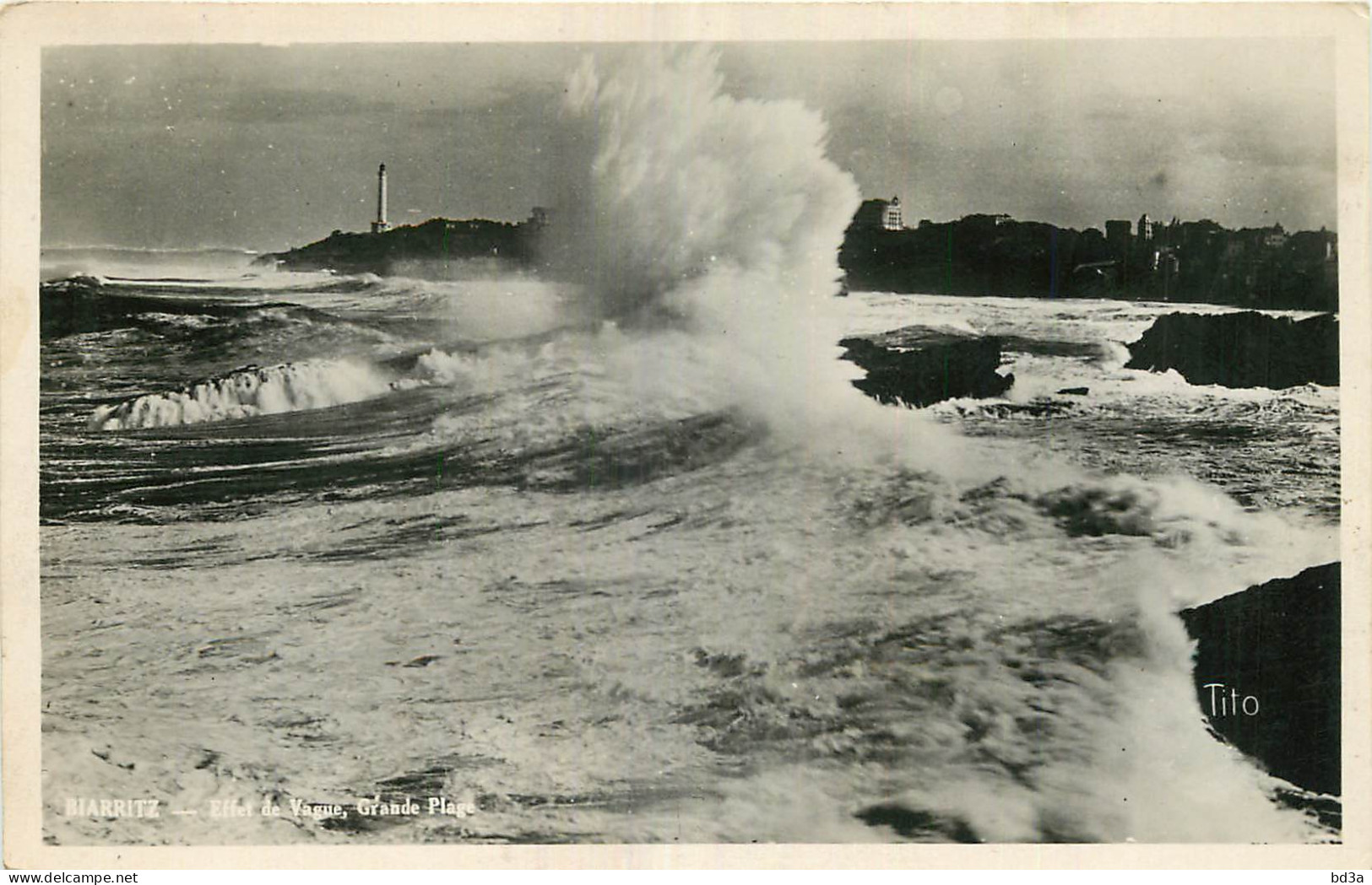 64 - BIARRITZ - EFFET DE VAGUE - Biarritz