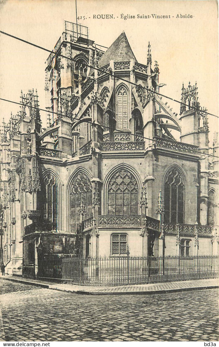 76 - ROUEN - EGLISE SAINT VINCENT - ABSIDE - Rouen