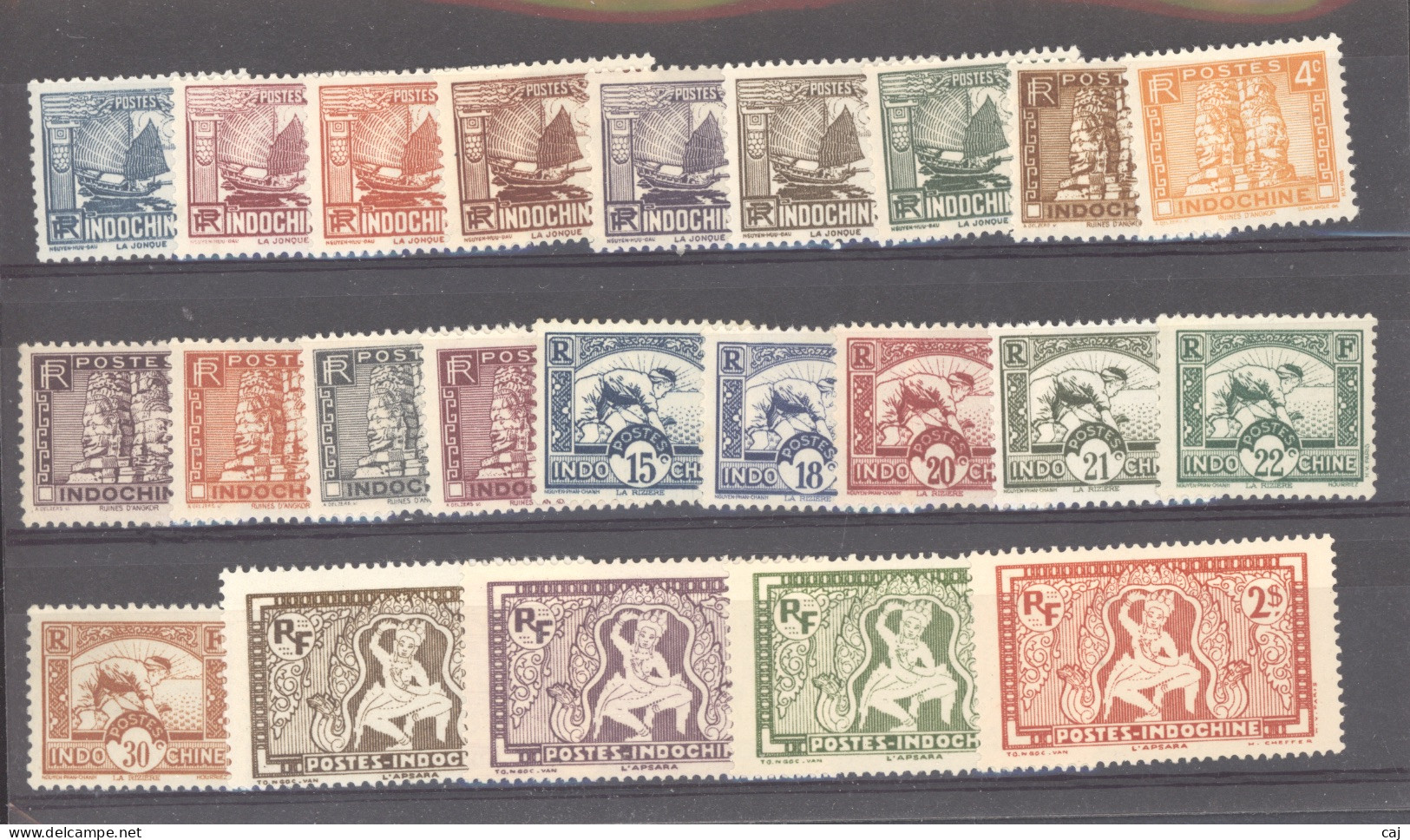 Indochine   :  Yv  147...170  **   23 Valeurs - Unused Stamps