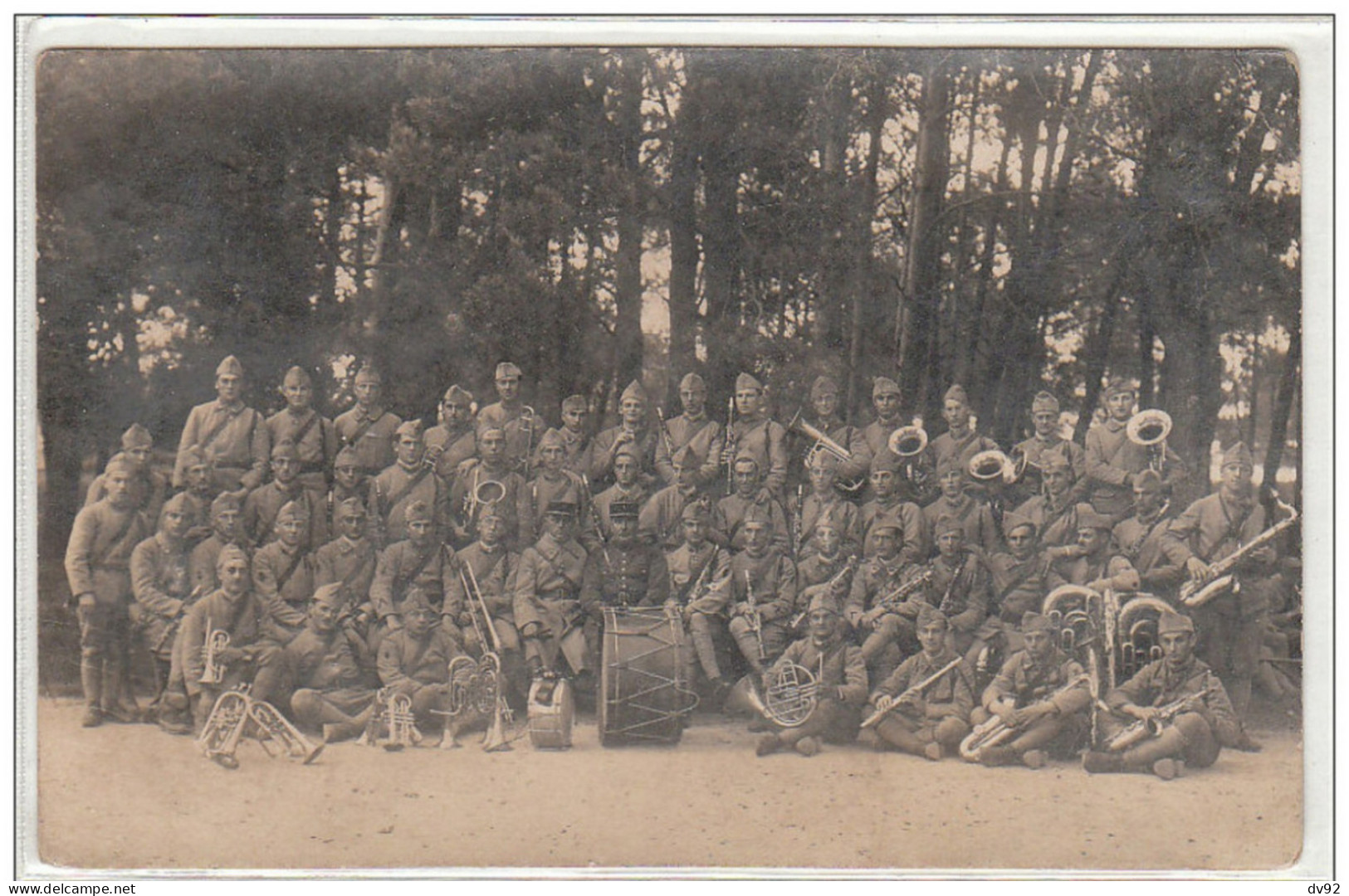 65 EME RI MUSICIENS CARTE PHOTO - Regiments
