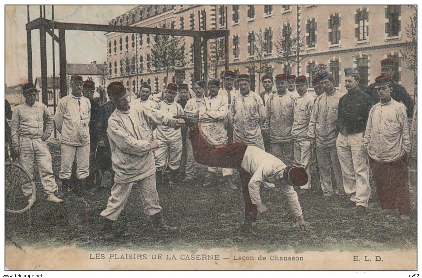 LES PLAISIRS DE LA CASERNE LECON DE CHAUSSON - Guerre 1914-18