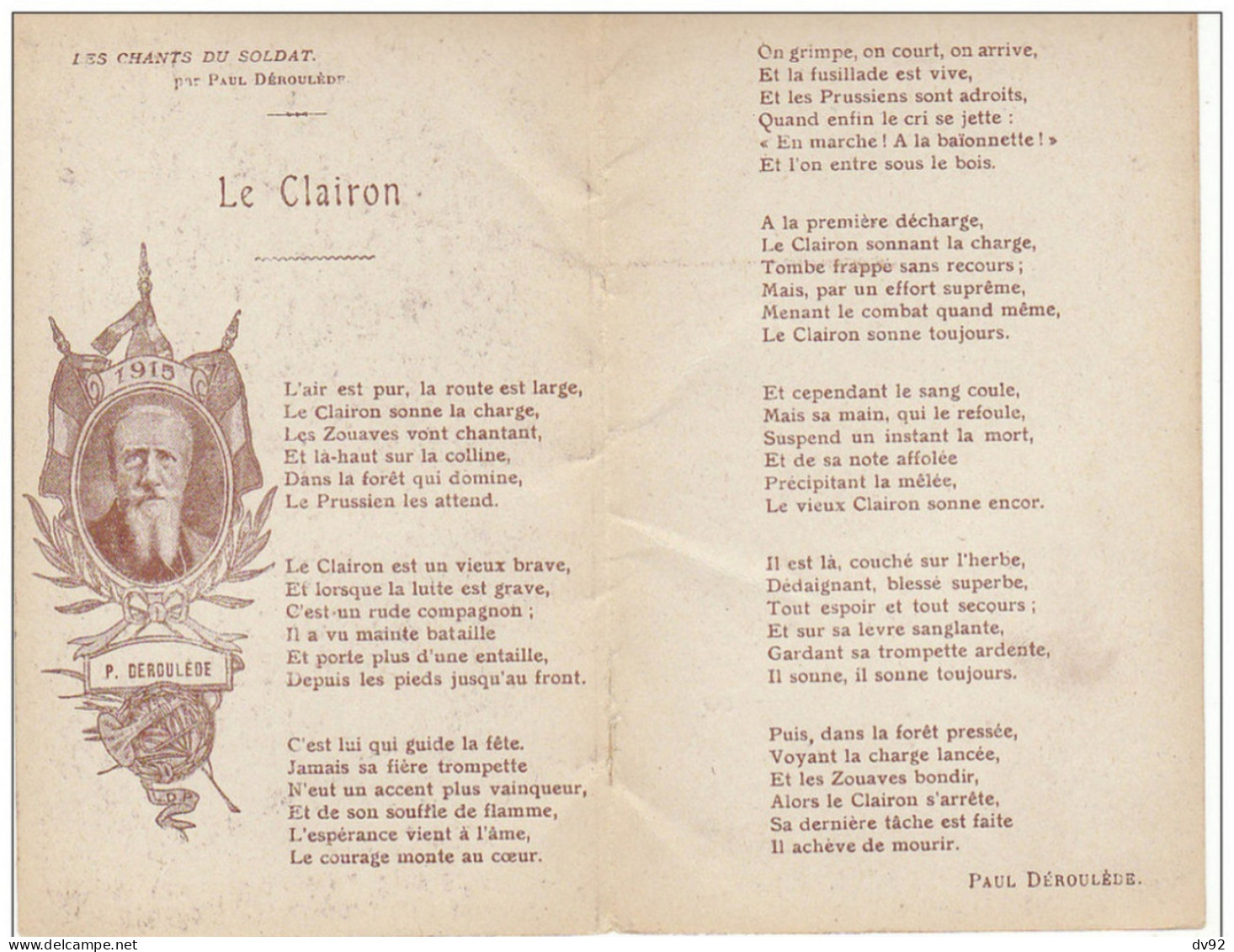 LE CLAIRON LES CHANTS DU SOLDAT - Patriotic