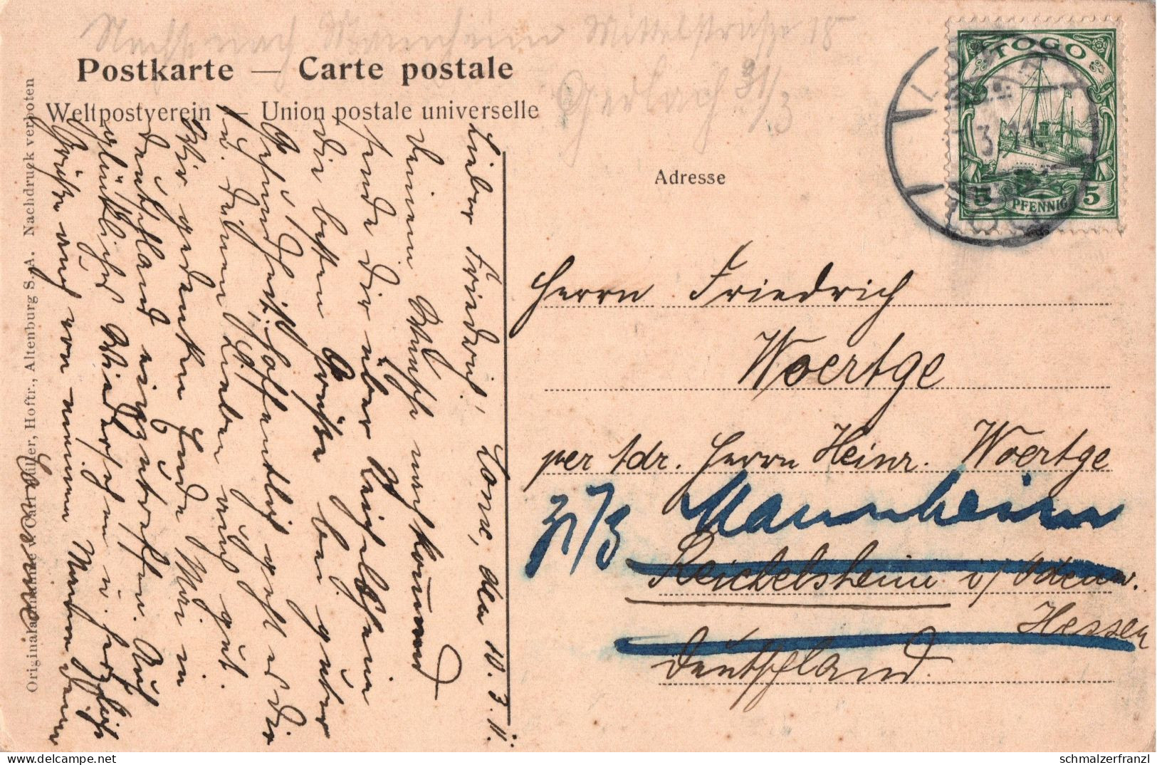 AK Togo Landungsbrücke Lome Hafen Port Harbour Bahnhof Gare Zug Train Kolonie Colonie Colony Afrique Africa Stamp Timbre - Ehemalige Dt. Kolonien