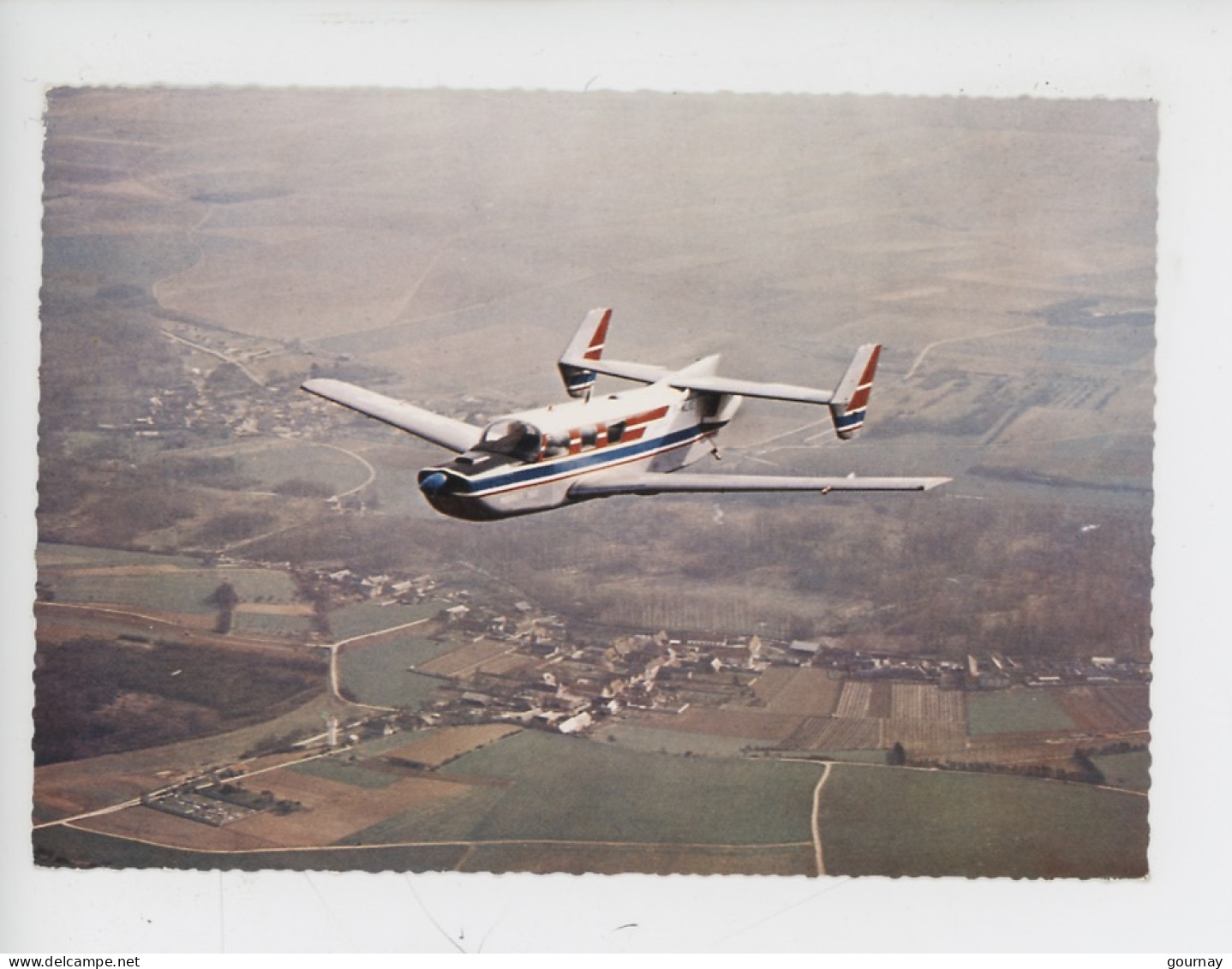 Avion Moynet-Jupiter D'affaires Et De Liaison - Sud-aviation, Français Léger Bimoteur De Type Push-pull (cp Vierge) - 1946-....: Moderne