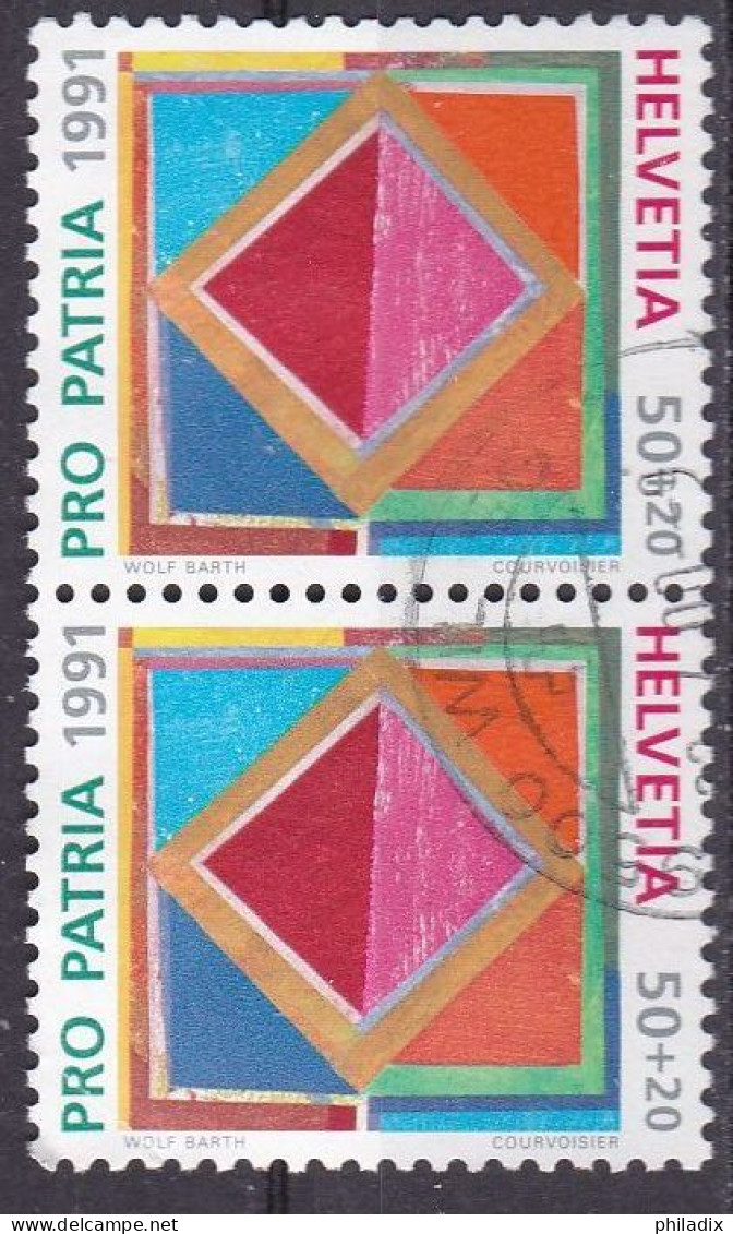 Schweiz Marke Von 1991 O/used (A5-16) - Used Stamps