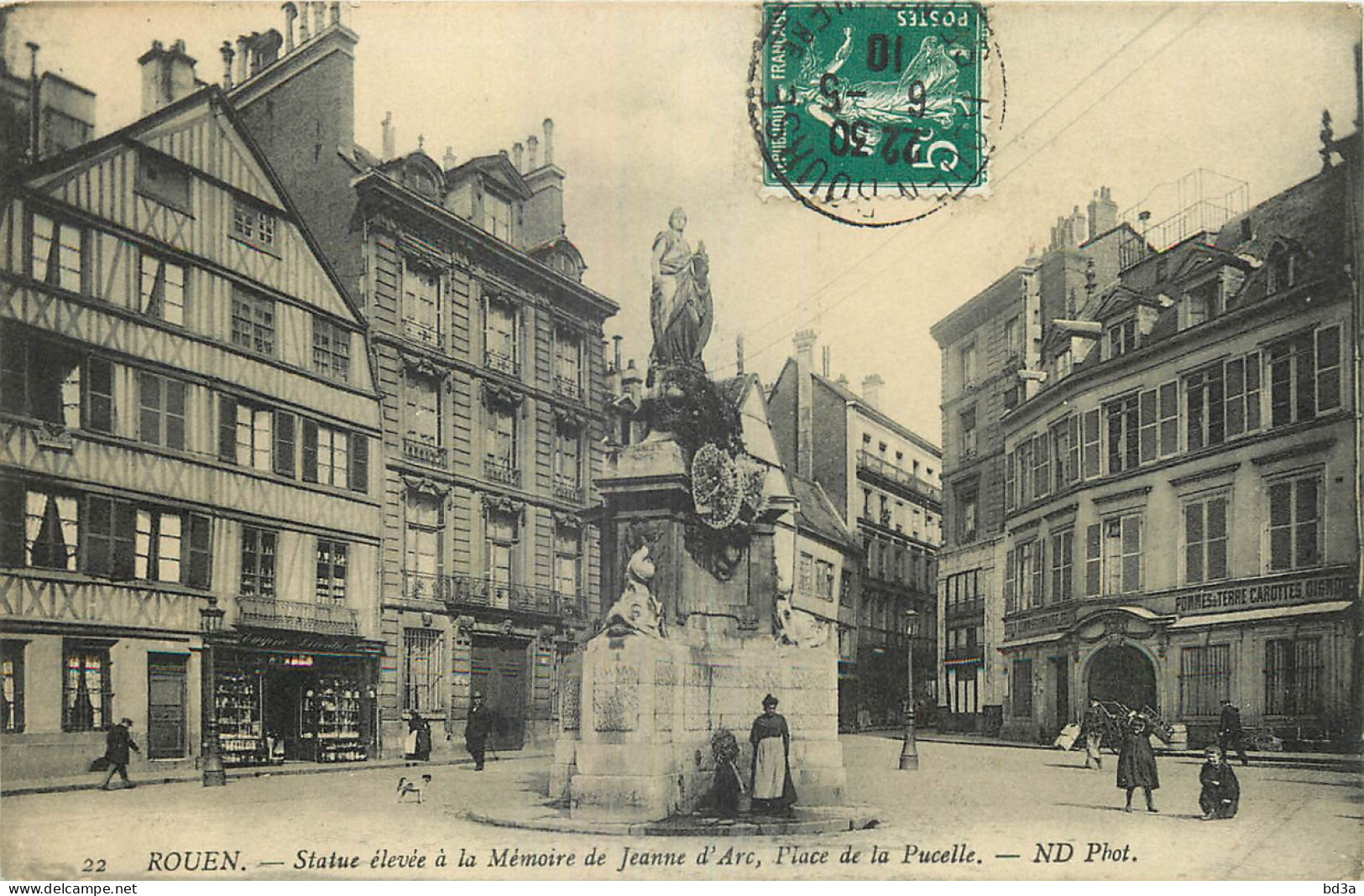 76 - ROUEN - STATUE DE JEANNE D'ARC - Rouen