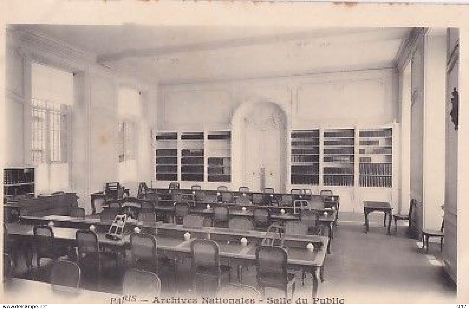 PARIS        ARCHIVES NATIONALES.   SALLE DU PUBLIC    PRECURSEUR - Andere Monumenten, Gebouwen