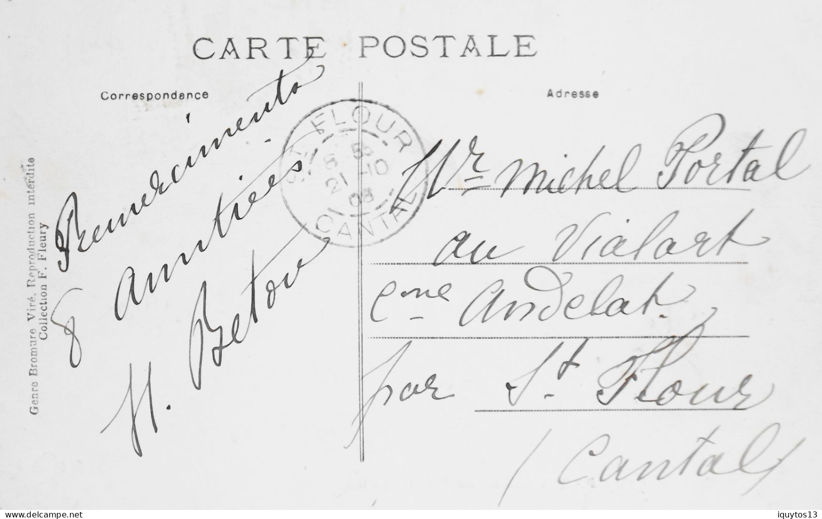 CPA. [75] > TOUT PARIS > N° 1826 - Rue Saintonge - Belle Animation - (IIIe Arrt.) - Coll. F. Fleury - TBE - Distretto: 19