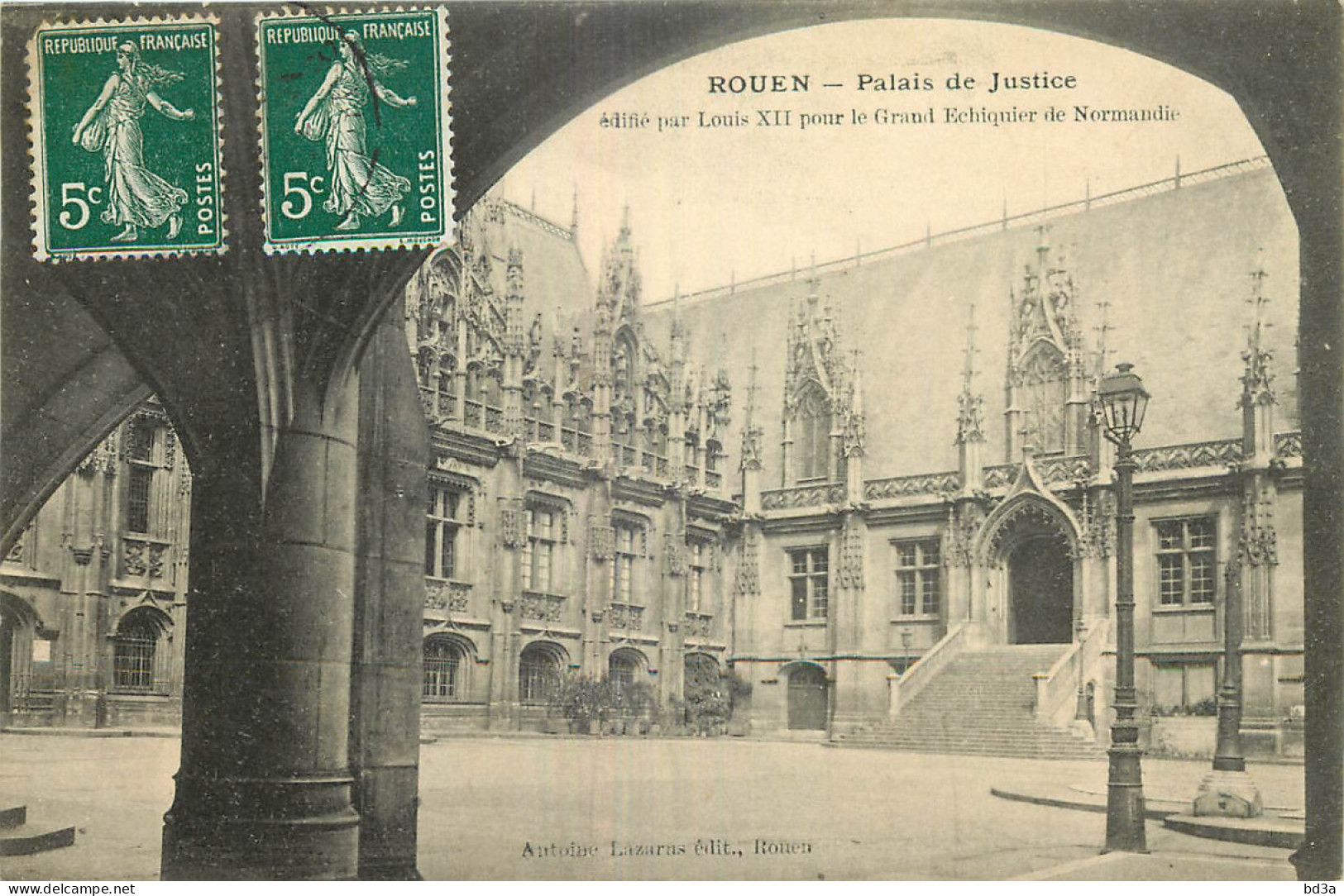 76 - ROUEN - PALAIS DE JUSTICE - LAZARUS - Rouen